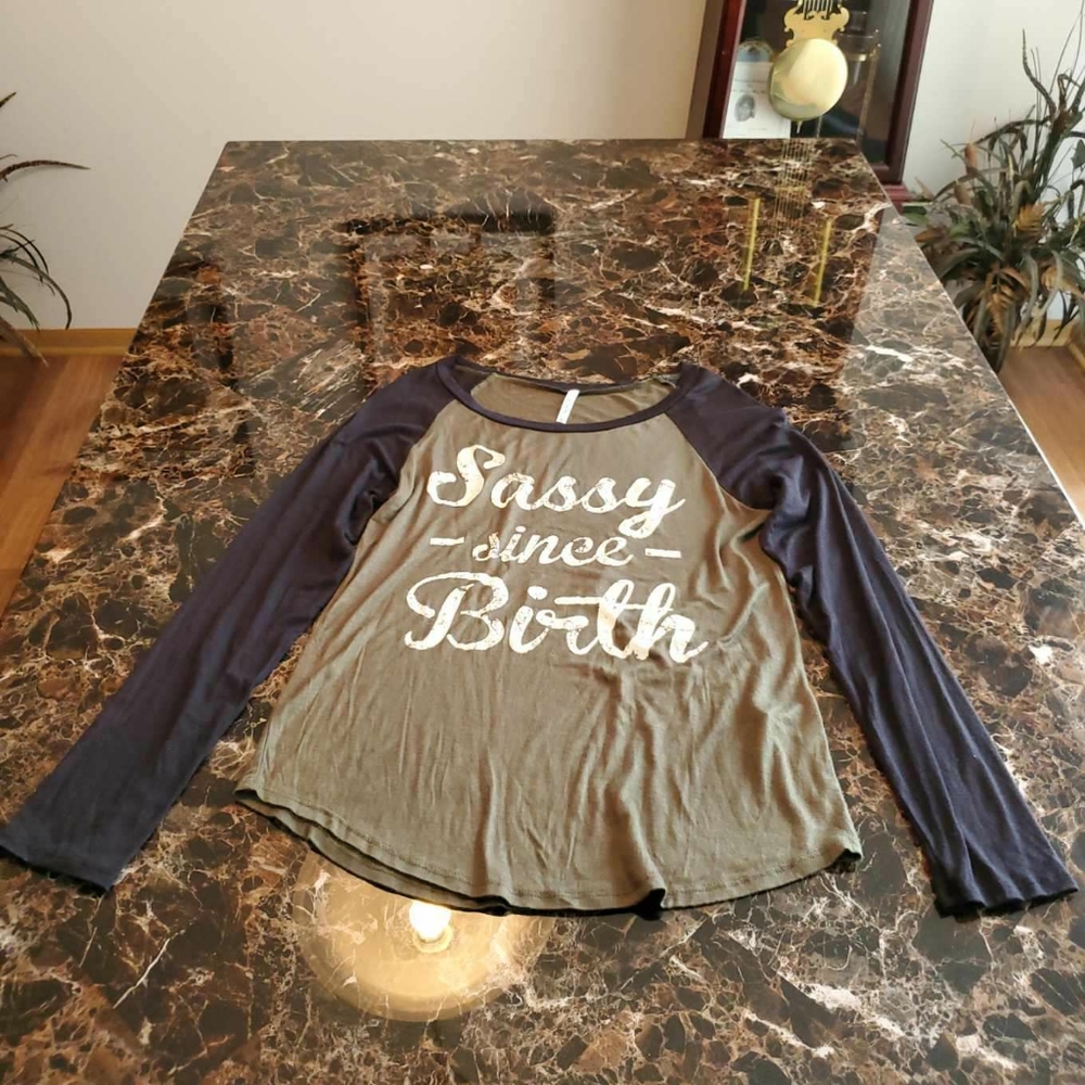 Acting Pro | Sassy Since Birth Raglan Tee